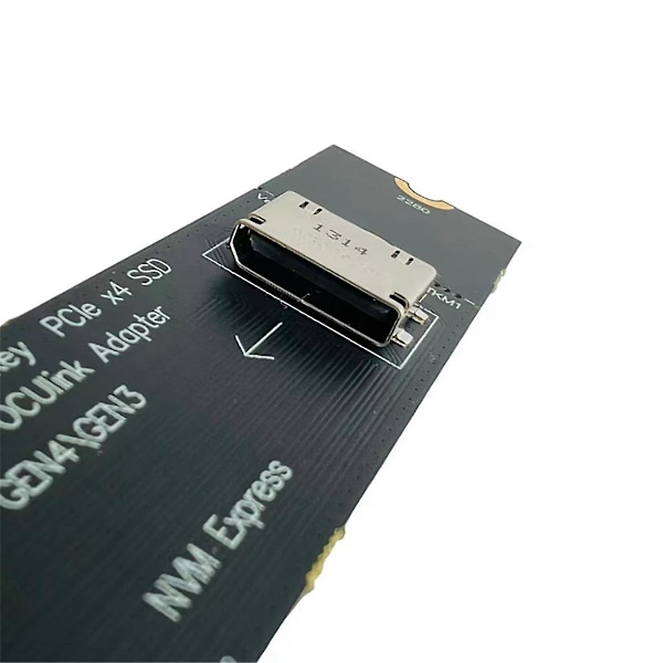 M.2 NVMe till U.2 Oculink SFF-8612 Adapter PCI-e NGFF Multifunktionsadapter Gen4