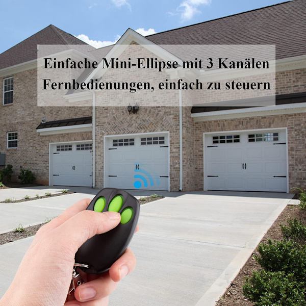 Udskiftningsfjernbetjening til Garagedør til Chamberlain Liftmaster Motorlift 94335e | 84335e | Ml700 | Ml500 | Ml850 | Merlin + C945 | C840 Security + 2Pcs