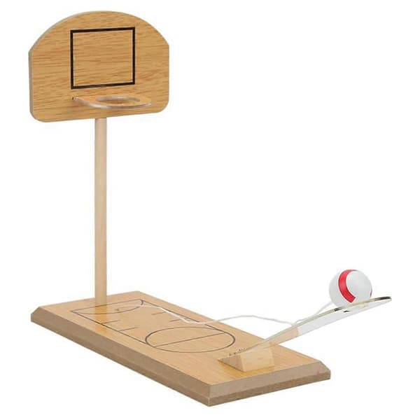 Mini Basketballspil i Træ til Børn