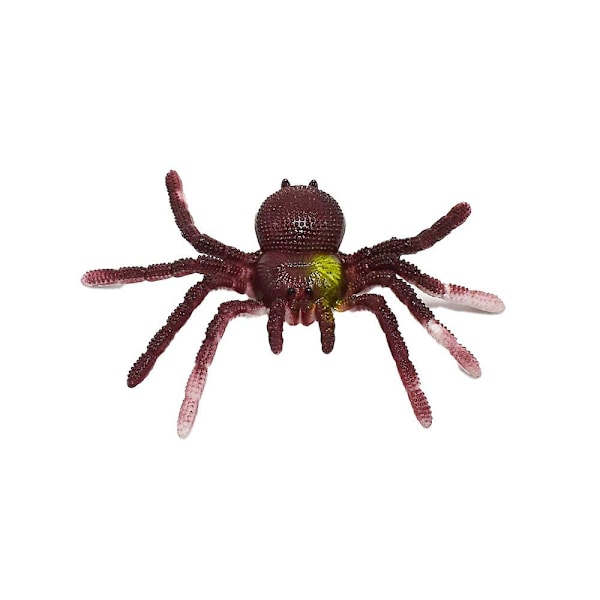 15cm 6\" Falsk Spindelformad Gummileksak för Barn Halloweenpresent[C] Brown