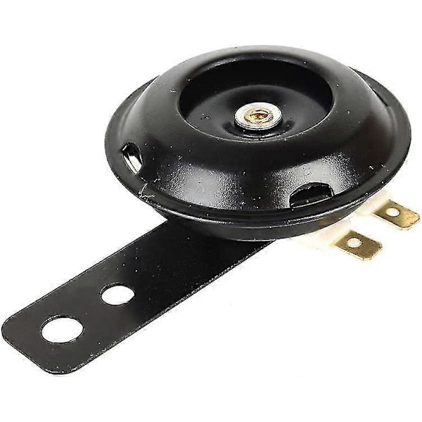Moottoripyörän torvi, 12V 105dB Super Loud Skootteri Mopo Maastopyörä Go Kartit Vespat Mönkijä Moottoripyörän Ilma-auton torvi 65mm A24 Musta 1kpl) - Varastossa (C)