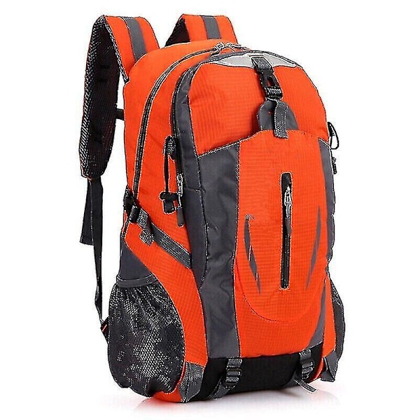 40L Stor Vattentät Ryggsäck Camping Vandring Promenader Utomhus Resa Ryggsäck[C] Orange