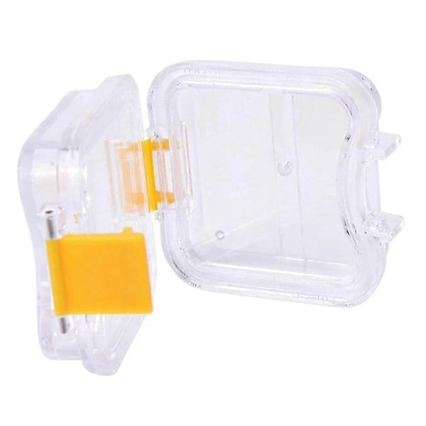Dentallaboratoriematerial 50 Plast Tandprotesboxar Med Membran Tandprotesförvaringsbox Membranboxar (C)