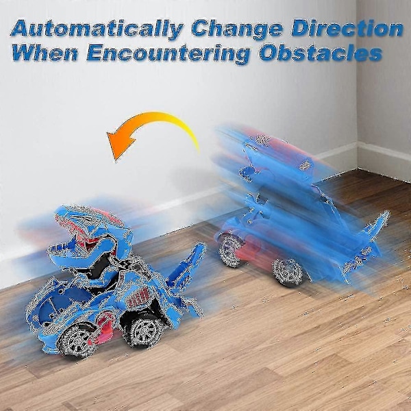 Transformerande Leksaksfordon Transformerande Bil, Automatisk Transformerande Bil Blue