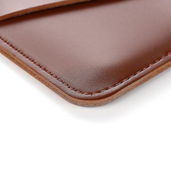 Universal Mænds Læder Mobiltelefon Holster Pung Talje Taske - 3 Farver Hk Coffee L