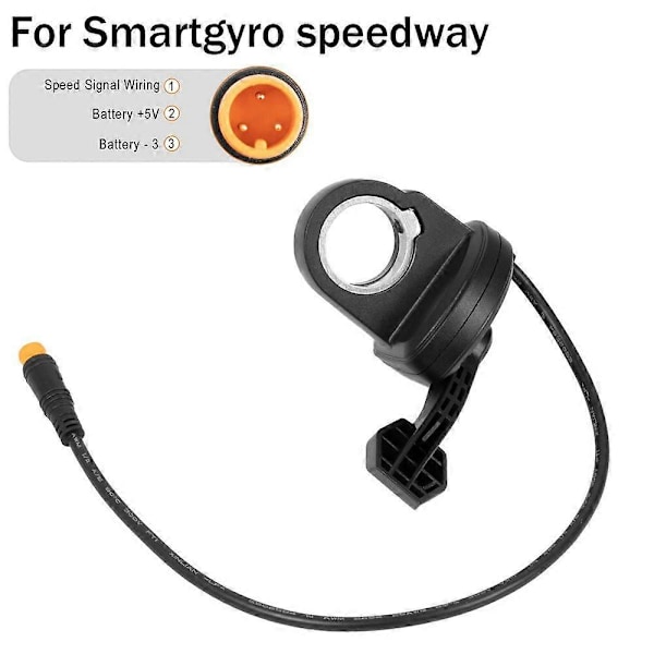 Elektrisk sparkcykel tumgas fingergas 24-72V accelerator för Smartgyro speedway & rockway Maxwheel T4 T4 Dual (C) black
