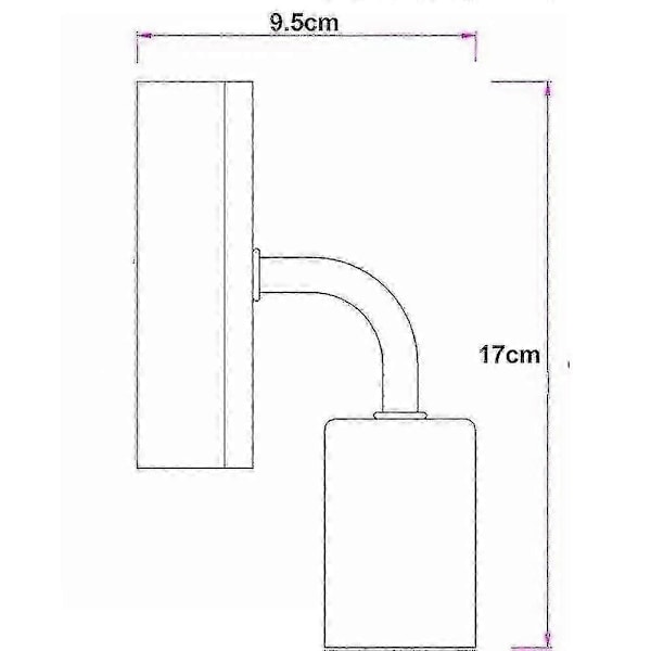 Vegglampe Innendørs Vegglampe Halllampe Vegglampe Leselampe (C)