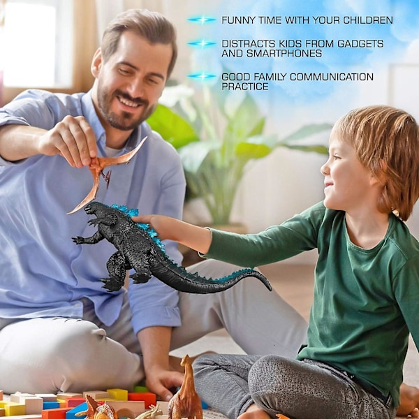 Godzilla Actionfigurleker for gutter og jenter Godzilla Monsterleketøy