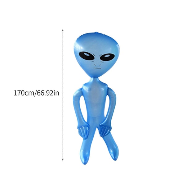 Barneleker PVC Oppblåsbar Alien Figur Halloween Bardekorasjon Reklame Rekvisitter Alien