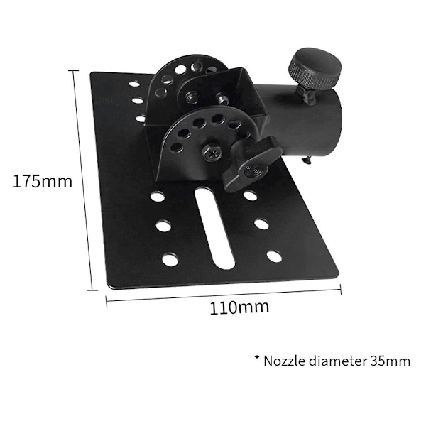Roterbar 35mm Metallfäste Tripod Stativ DJ Högtalarstativ Adapter Topplock Roterbar DJ Högtalarstativ Adapter Topplock