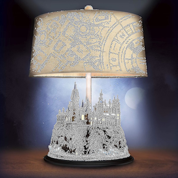 2024 The Bradford Exchange Harry Potter Hogwarts Castle Illuminating Sculpture Table Lamp