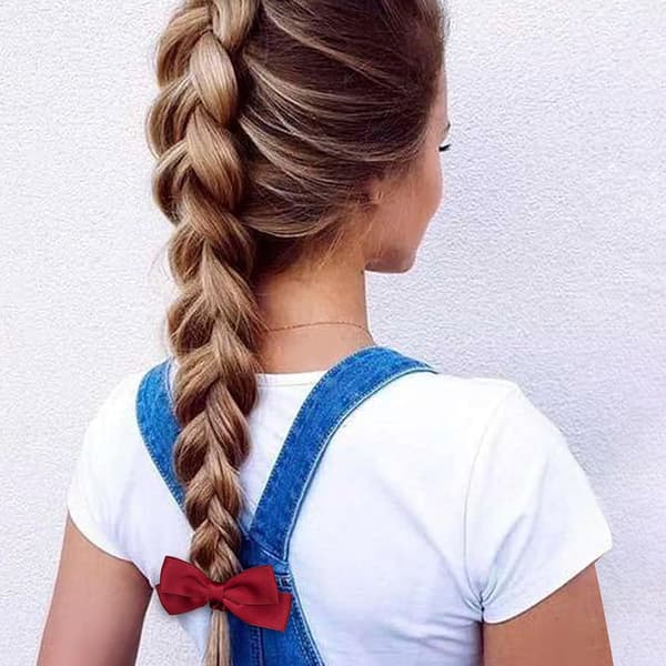 Silkebløde Scrunchies Sæt med 3 - Sort, Rød og Hvid Hårelastik