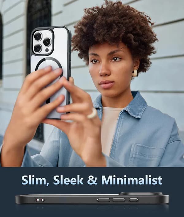 iPhone Pro MagSafe-deksel Svart