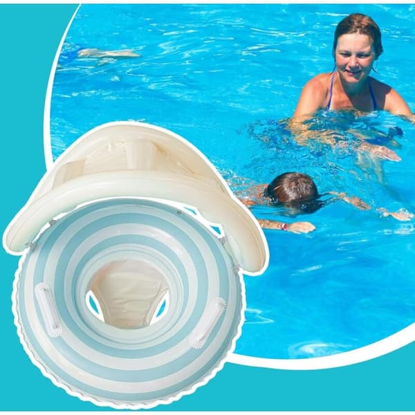 Baby pool float, oppustelig sikkerhedsfloat til begyndere[C]