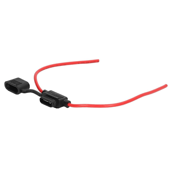 10 Sæt Inline Sikringsholder Smelteresistens Nem Ledningsføring Vandtæt Sikringsholder med Sikring 18AWG, 10A (C)