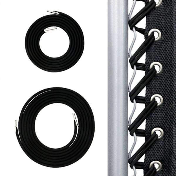 4x Elastisk snor for hvilestoler, vektløs hage solseng (2 lange og 2 korte) (FCC)