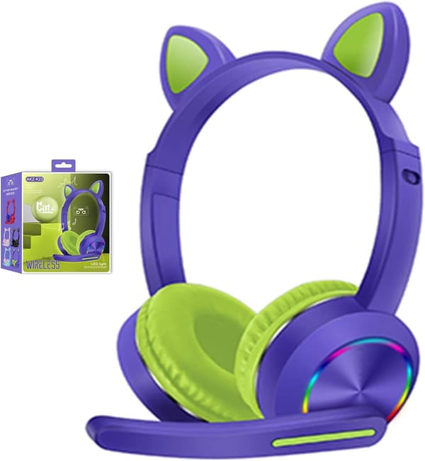 Trådløst Bluetooth-headset med mikrofon og støjreduktion[C]