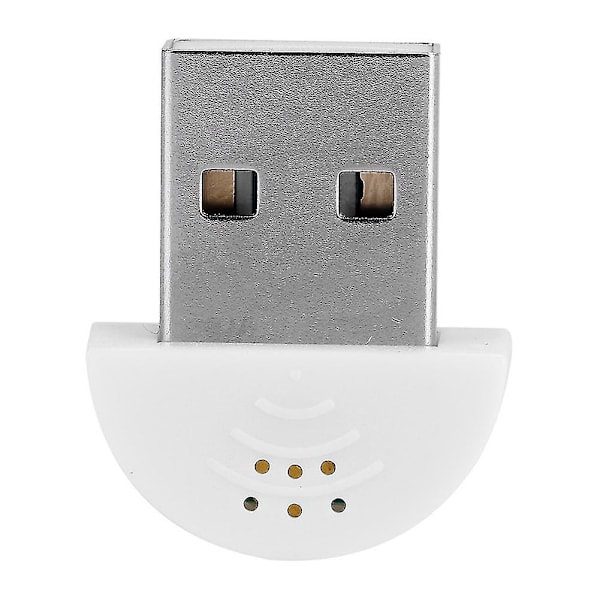 Bärbar USB-min mikrofonadapter för datorljudinspelning