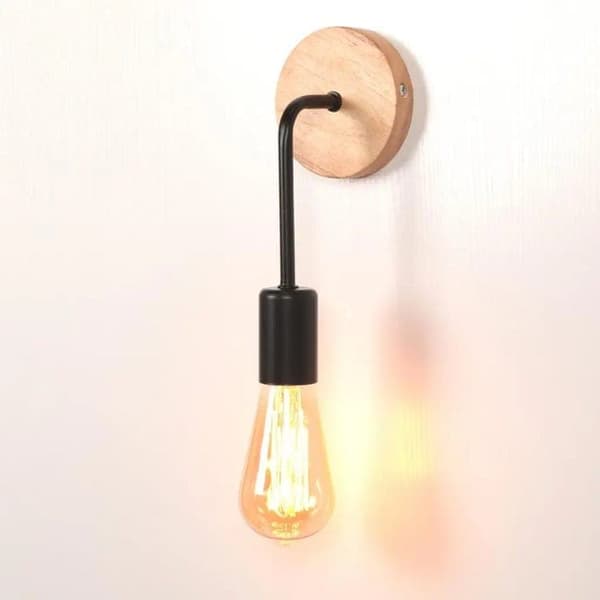 LED væglampe med sort[C] Black 1