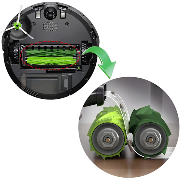 Tilbehør kompatibelt med støvsuger iRobot Roomba i7, i7+, E6, i6