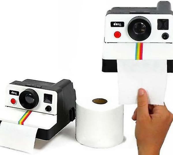 Kreativ Tissue Box Hjem Retro Polaroid Kamera Form Tissue Box
