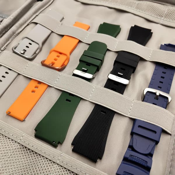 Kellotarvikkeiden säilytyspussi, musta, nylon, yksi