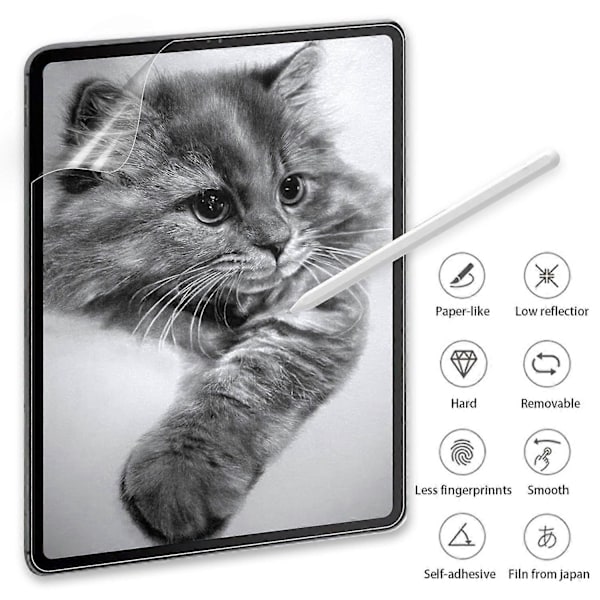 Til Lenovo Idea Tab Pro Paperlike Skærmbeskytter Sensitiv Touch PET Tablet Skærmfilm (C)