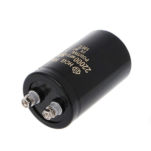 22000uF 80V Elektrolytisk Skruvkapacitor för Amp Strömförsörjning 50x80mm 105
