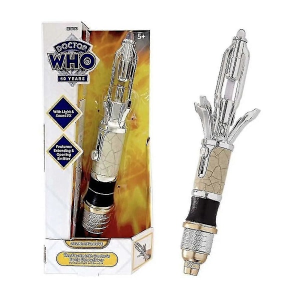 Doctor Who The 14th Doctor's Sonic Screwdriver Light Sound Collectible Gifts