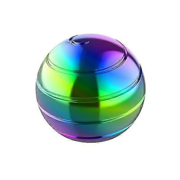 Metall Fidget Spinner Boll, Optisk Illusion Skrivbords Fidget Spinner Leksaker (C)