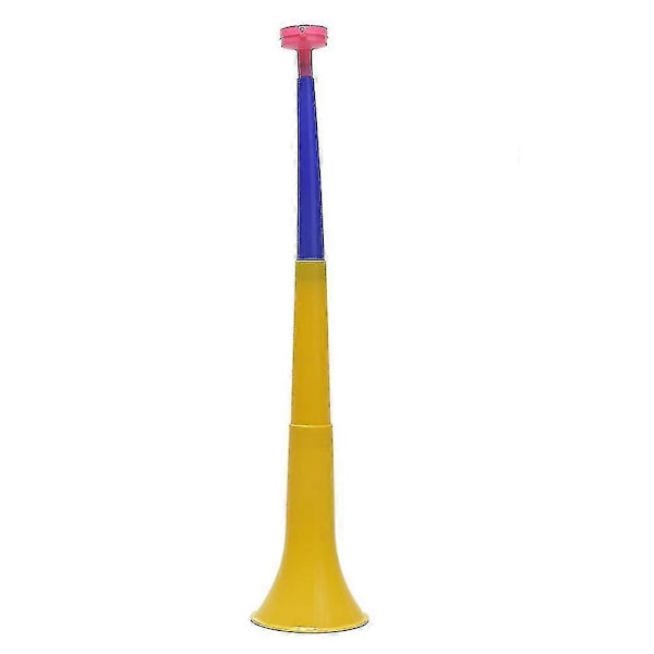 Vuvuzela VM-horn    Ett måste för årets VM    Extremt    högt (och irriterande)    Ca 38 cm långt