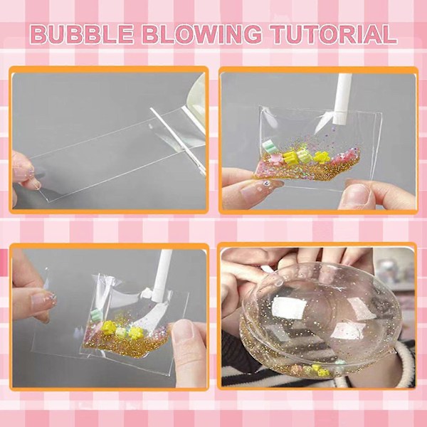 Uppgradera Nano Tejp Bubbla Kit, Dubbelsidig Tejp Plastbubbla, Elastisk Tejp Ny
