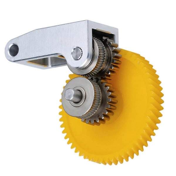 Uppgraderad härdat stål extruder drevmontering för P1S P1P X1 Carbon X1C 3D-skrivare sned tand (C)