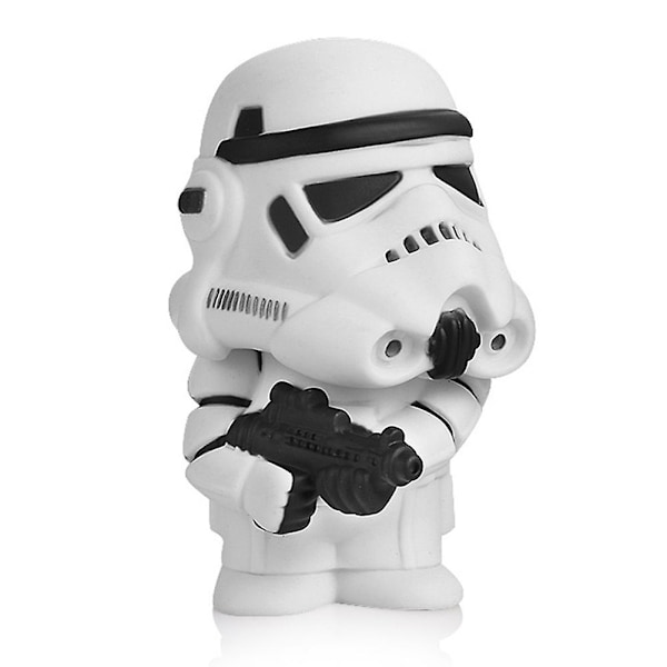 Söt Star Wars Darth Vader Stormtrooper Modell Actionfigur Leksaksbil Ornament