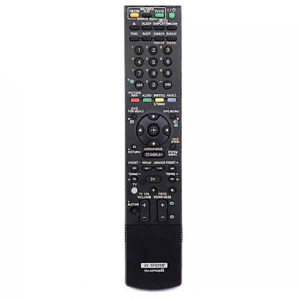 Ny RM-ADP029 för Sony RMADP029 AV Audio Video Receiver Fjärrkontroll DAV-F200
