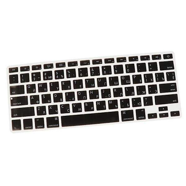 Russian-english Silicone Keyboard Skin Cover Sticker For Computers