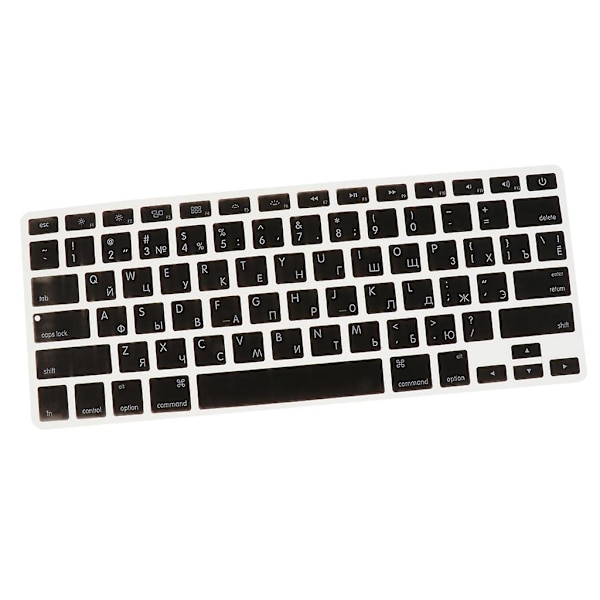 Russisk-engelsk Silikon Tastaturhud Dækning Sticker til Computere