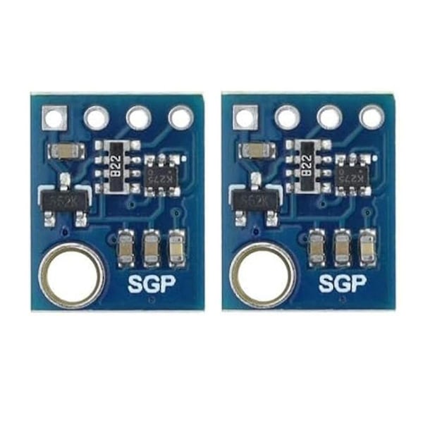 2 stk - SGP40 SGP40 TVOC ECO2 CO2 Karbondioksidsensor Formaldehyd, Luftkvalitetsovervåkingssensormodul