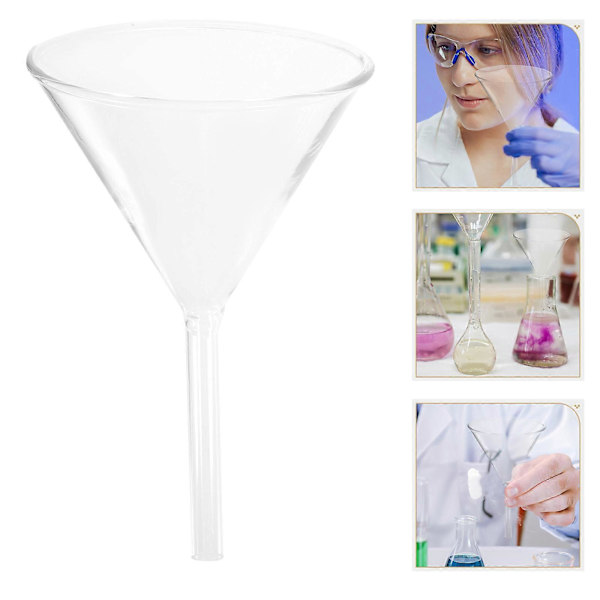 4 st Laboratorieglas trattar, klara, för experiment (40, 60, 75, 90 mm)