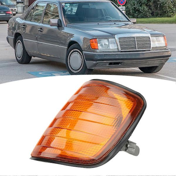 Fram Blinkerslampa Hörnlampa Ersättning för E-klass W124 1984-1995 Gul Vänster 1248260043