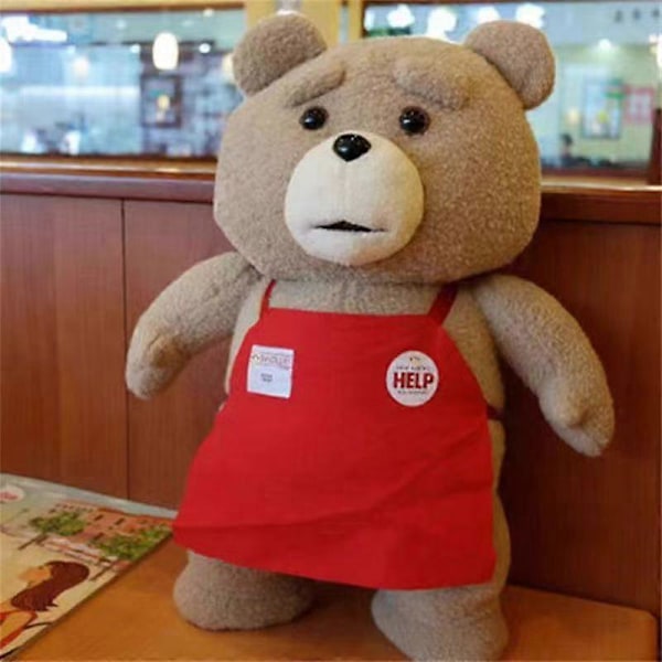 46cm TED Pludset Movie Teddy Bear TED 2 Pludset Legetøj I Forklæde Stilarter Bløde Udstoppede Dyr Pludsede Dukker Dyr Til Børn Gave
