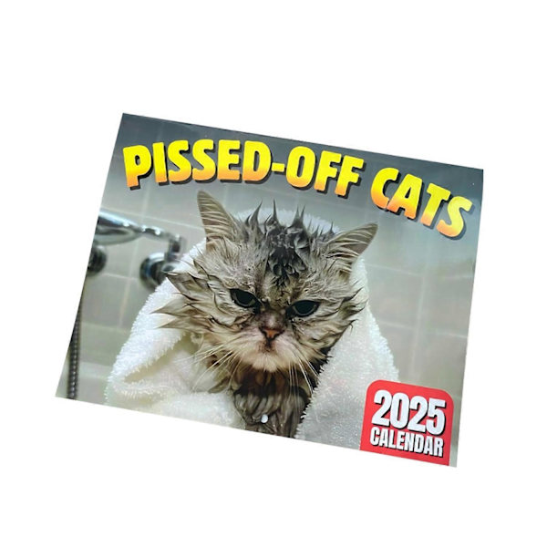 2025 Argig Kattkalender Kontorsdekoration Väggkalender