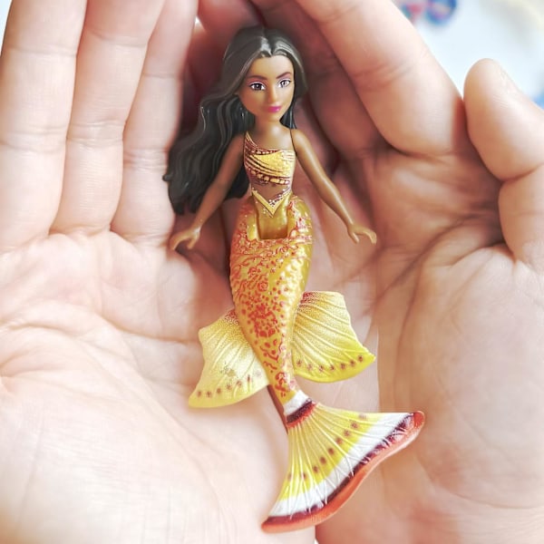 Ny Mini Sjöjungfrudocka 11-12cm Vacker Havskungaprinsessa Underbar Flickleksak