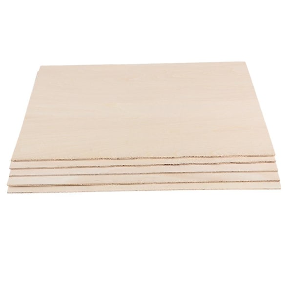 10 Stycken DIY Modell Balsaträ Skiva Träplatta Hantverk Modell 50x100x1.5mm (C)