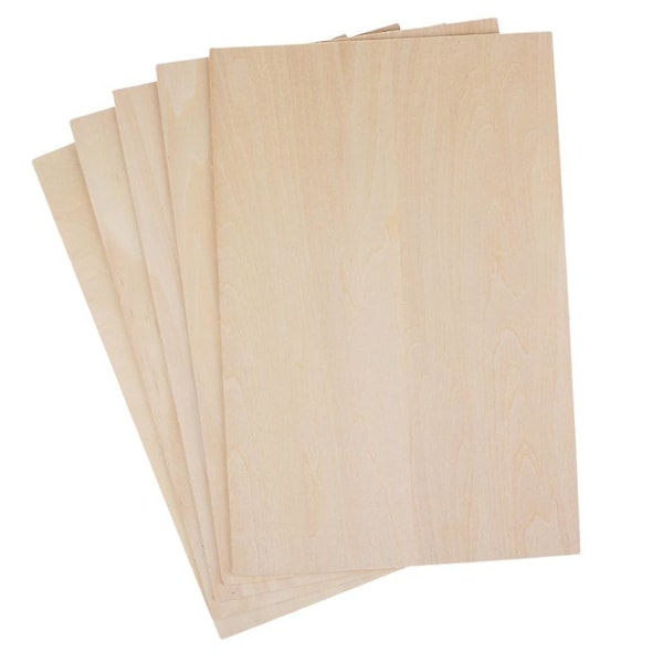 10 Stycken DIY Modell Balsaträ Skiva Träplatta Hantverk Modell 50x100x1.5mm (C)