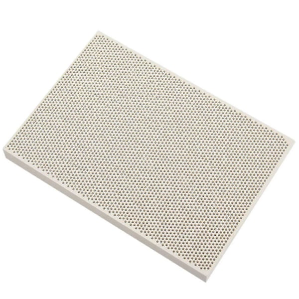 3x gassbrenner keramisk honningkake sveiset plateoppvarming 134*93*12mm