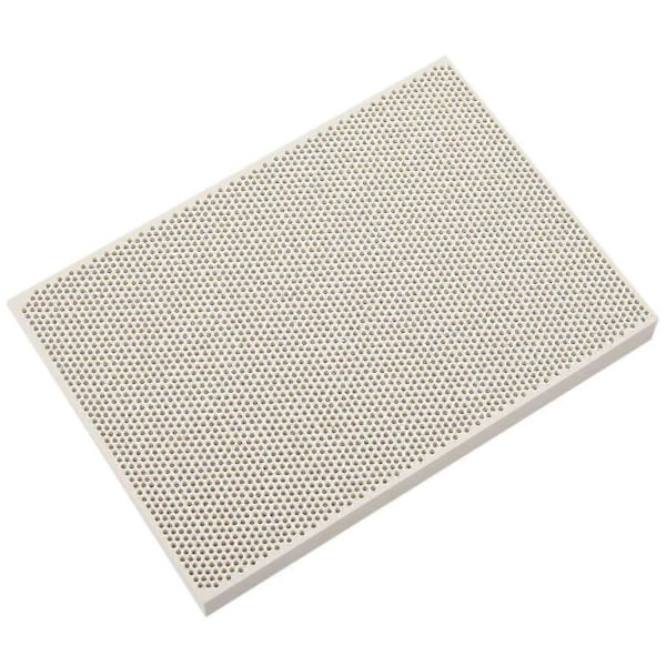 3x gassbrenner keramisk honningkake sveiset plateoppvarming 134*93*12mm