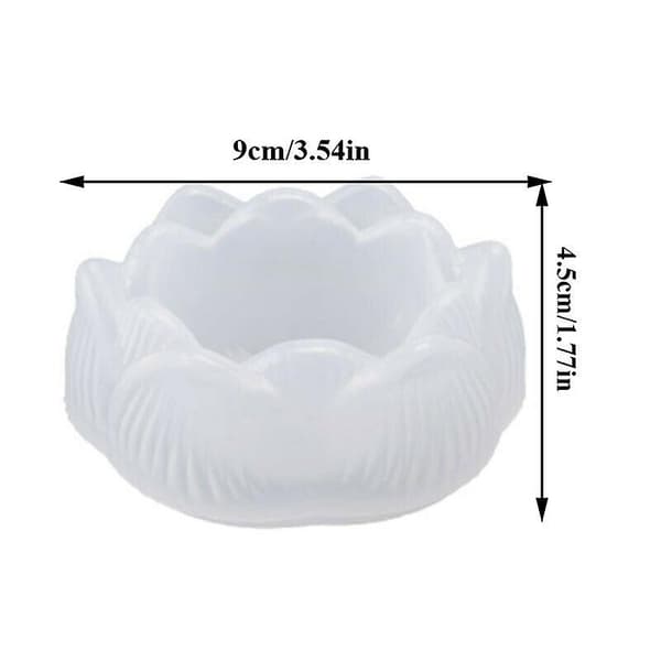 Silikonform for DIY Lotusformede håndverk