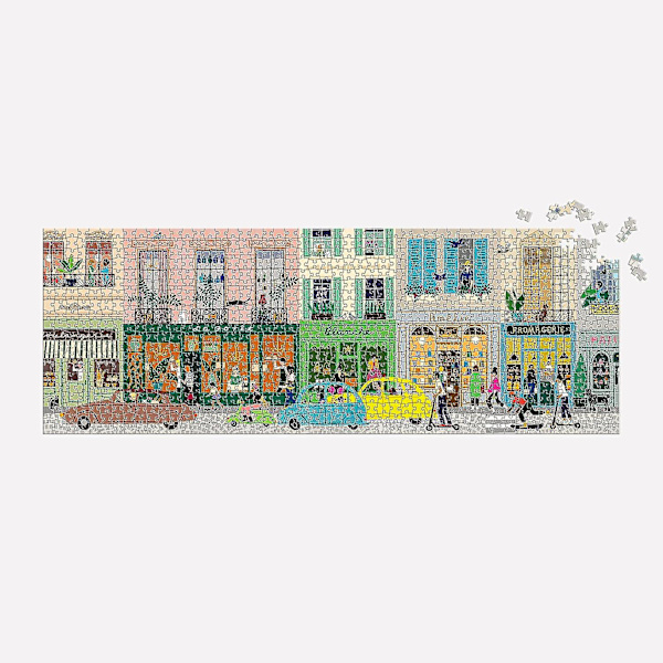 Parisian Life Panorama Pussel (1000 bitar)[C]
