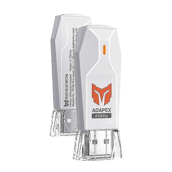 R100 Pro USB-mottaker Trådløs Adapter Spillkontroller Konverter for PS4 PS5 Serie Switch-kontroller Bluet